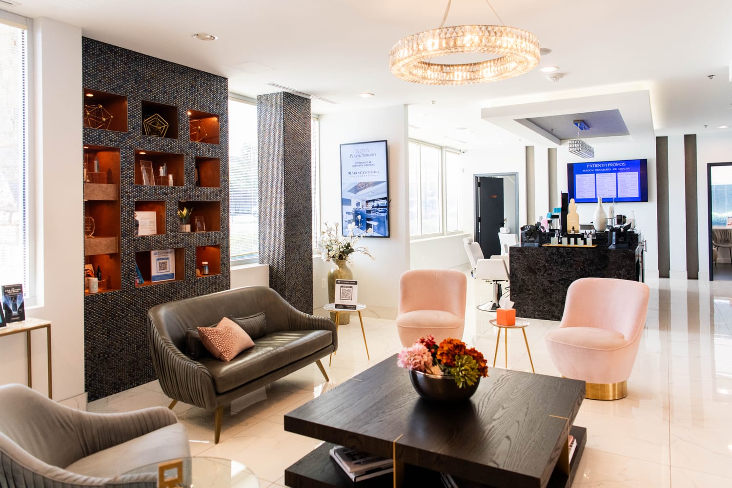 NOVA Ashburn lounge and waiting area